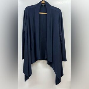 Banana Republic Asymmetrical cardigan sweater, Navy blue.